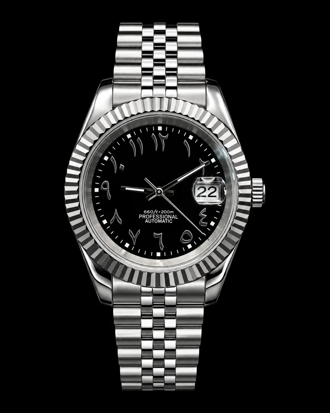 DateJust - Arabic Dial Black