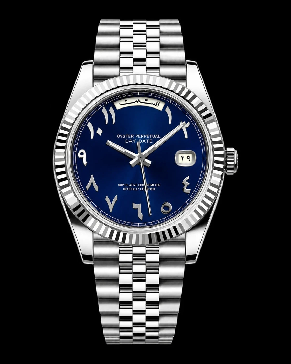 DayDate - Royal Blue Arabic Dial