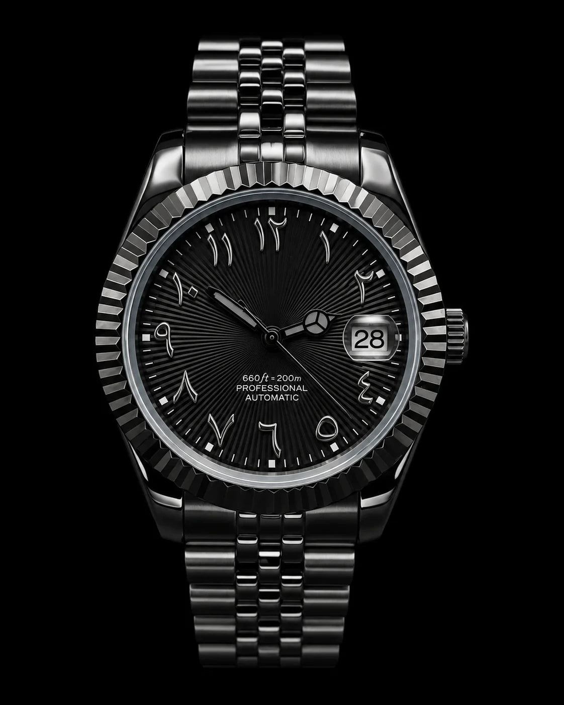 DateJust - Arabic Dial Full Black