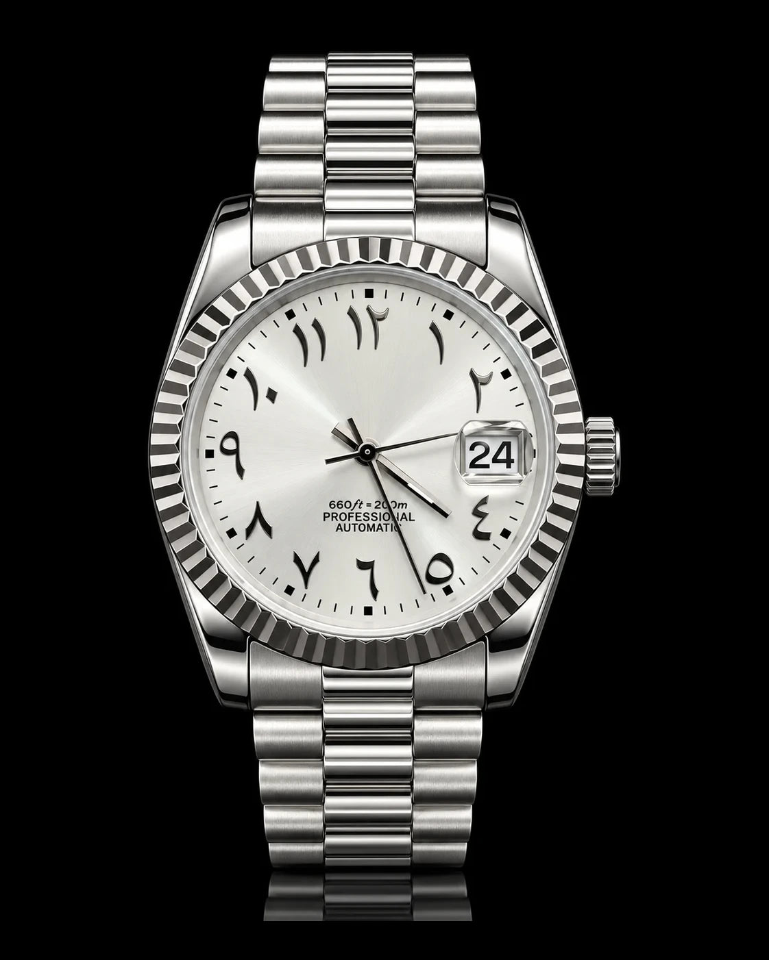 DateJust - Arabic Dial White
