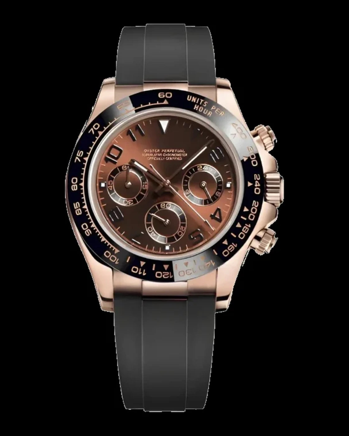 Daytona - Chocolate Rose Gold Oysterflex