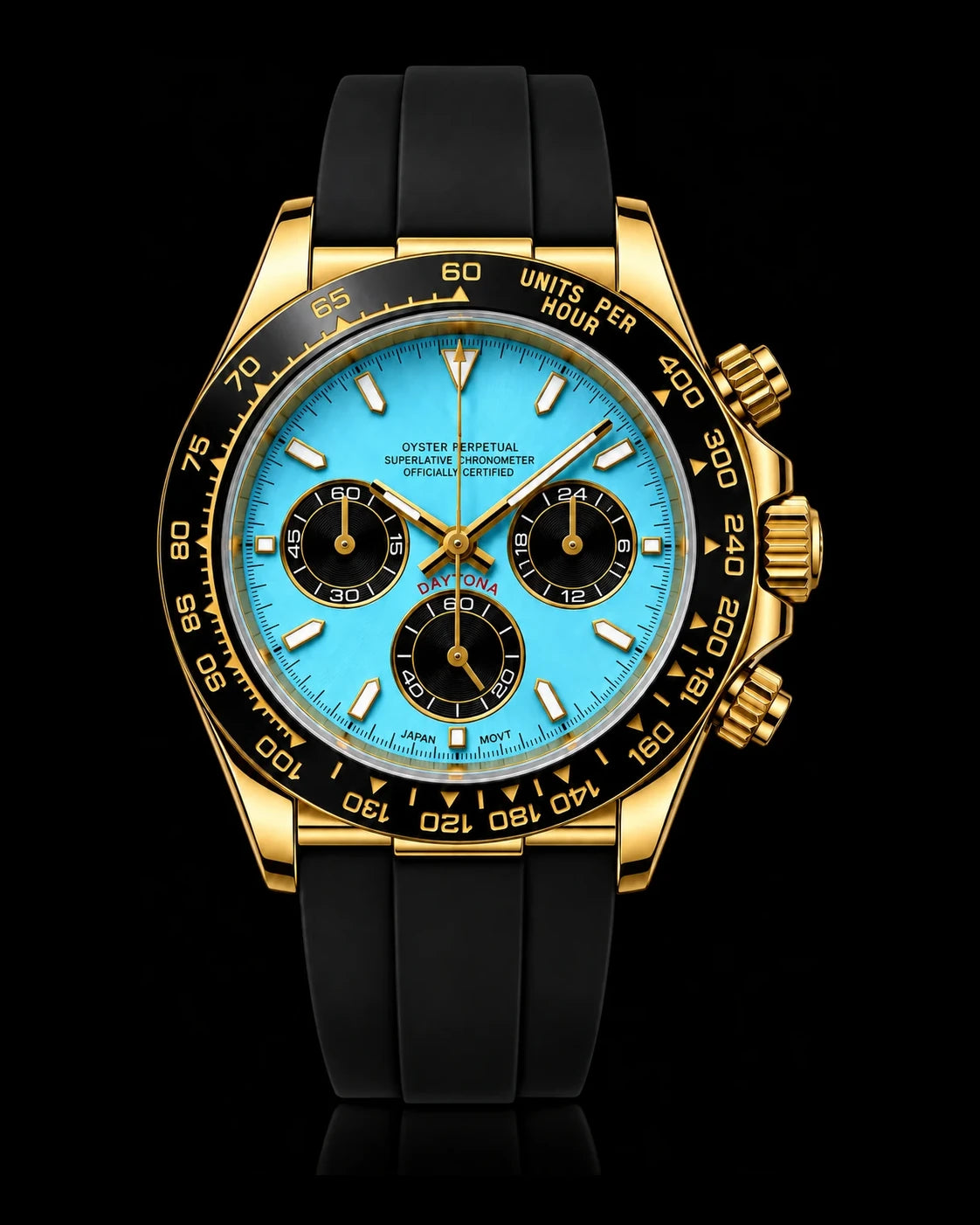Daytona - Gold Ice Blue Oysterflex