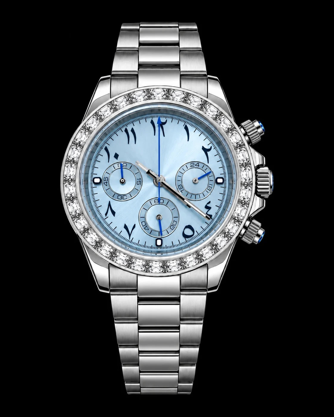 Daytona - Ice Blue Arabic Diamond