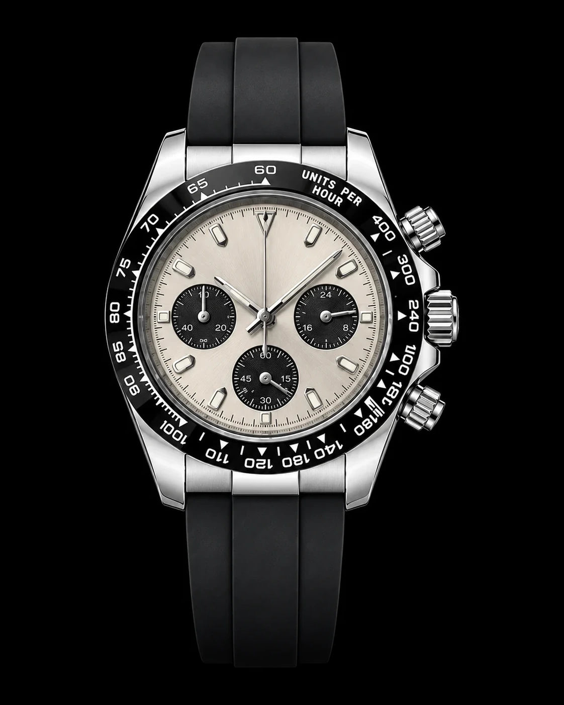 Daytona - Silver Panda Oysterflex