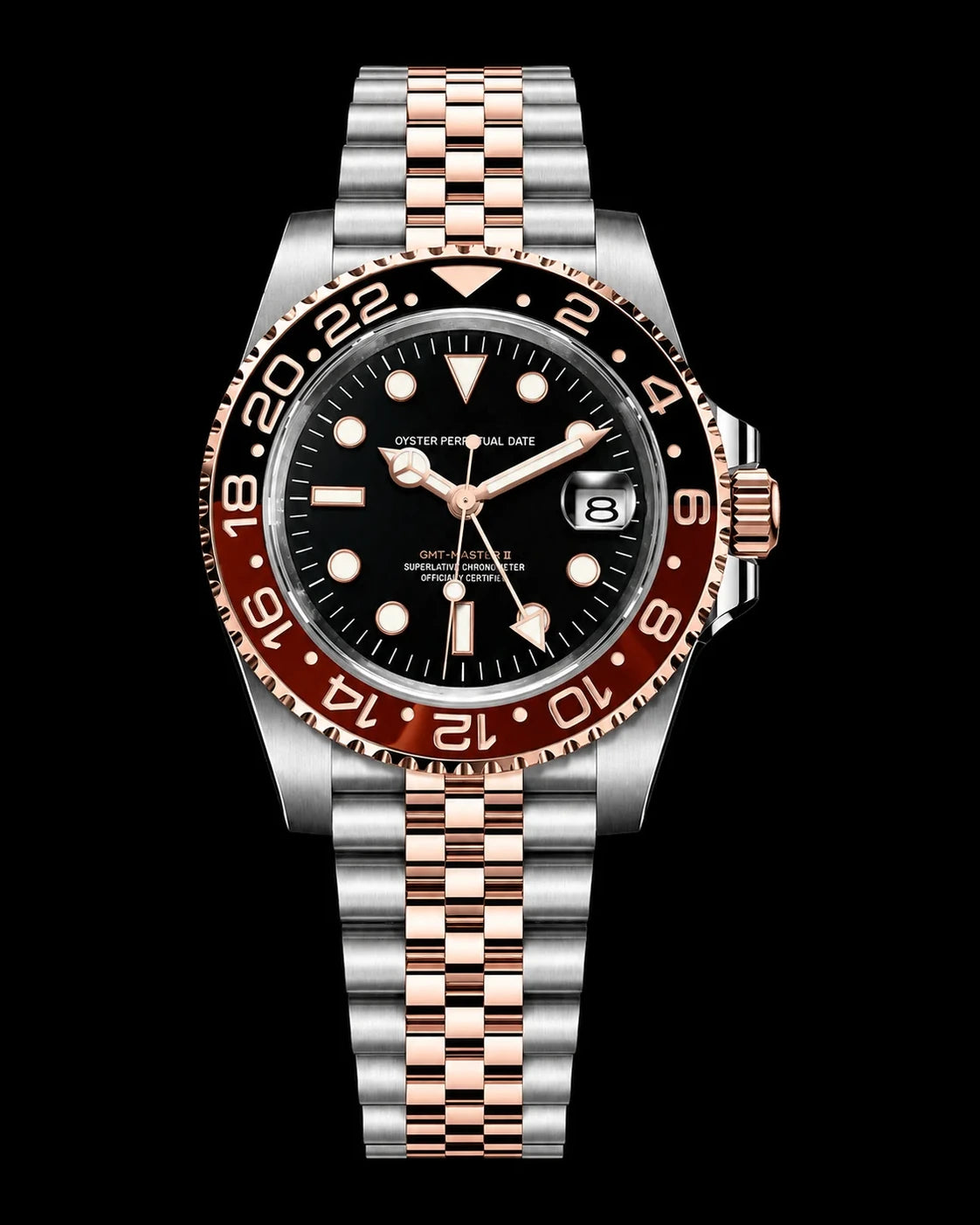 GMT Master II - Cola Silver & Gold